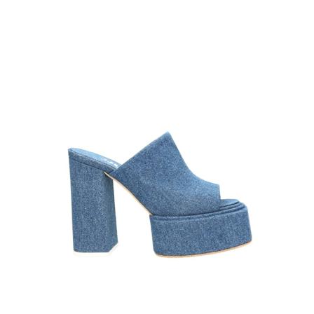 3Juin, Flat Sandals Niebieski, Kobieta, Rozmiar: 38 EU