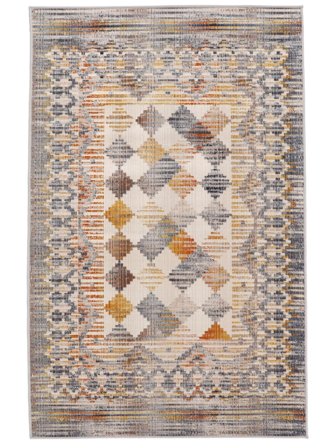 Washable Kea Yellow/Orange Small Oeko-Tex Rug