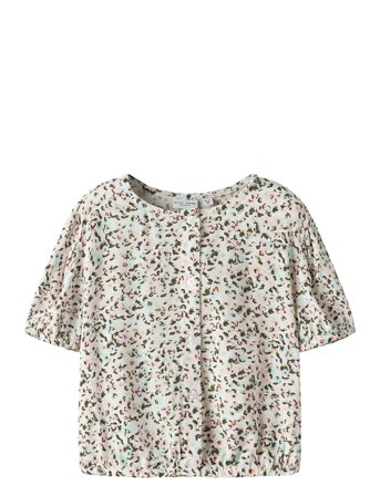 name it Nmfvelma Ss Short Top - Cream - 110