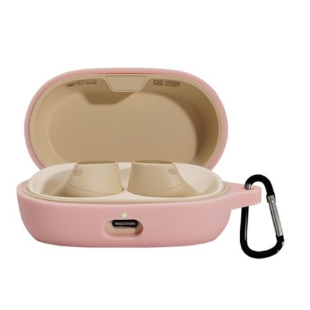 Jabra Elite 7 / 7 Pro laddningsfodral i silikon - Rosa