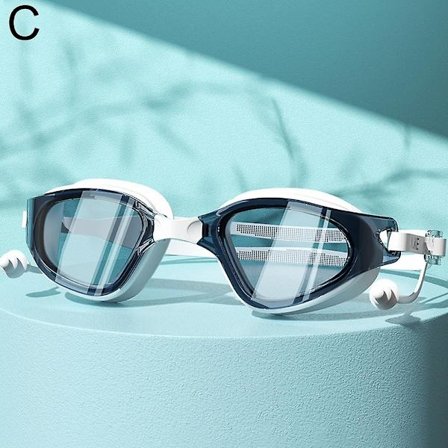 Anti-dug Svømmebriller Voksne Stor Vandtæt Ramme Svømmedykning