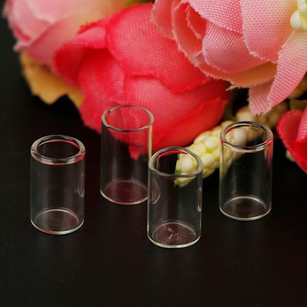 4st/ set Clear Toy Kitchen Bistro Miniature Resin Glas Cup Mo
