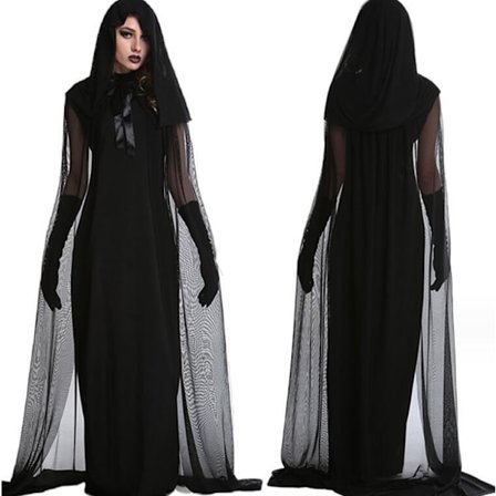 Spöksbrud Kostym Halloween Kvinna Vuxen Kostym