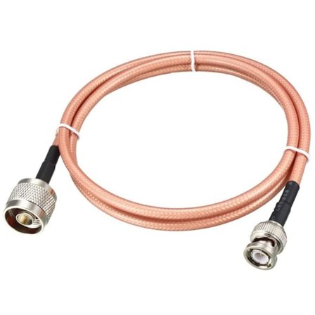 RG-142 Koaxialkabel med låg förlust RF Koaxialkabelkontakt N till BNC hane 100Cm