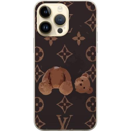 Apple iPhone 14 Pro Max Gennemsigtig cover Teddy Trist LV Glad