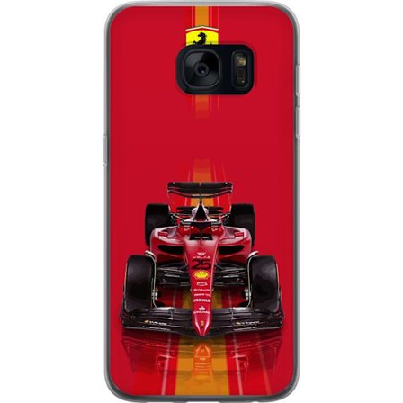 Yhteensopiva Puhelinkuori Samsung Samsung Galaxy S7 Ferrari Formula 1 -auto ikonisessa punaisessa muotoilussa urheilullisella tarkkuudella