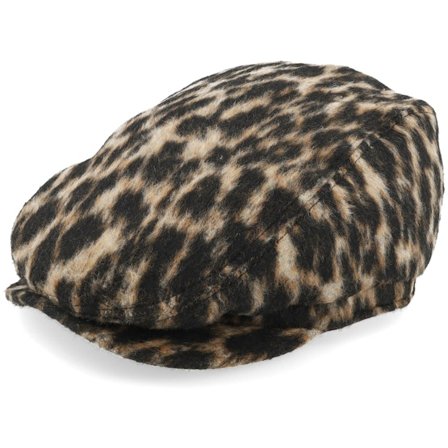 Barts - Noir porkpie Casquette - Systa Cap Brown Flat Cap @ Hatstore