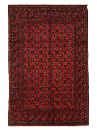 Handknuten Afghan Fine 194X292 Ullmatta