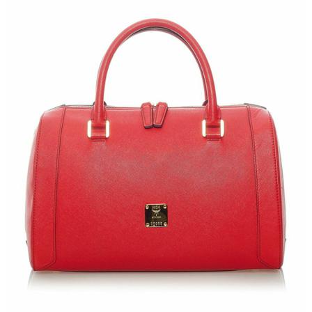 MCM Pre-owned, Handbags Rood, Dames, Maat:ONE Size