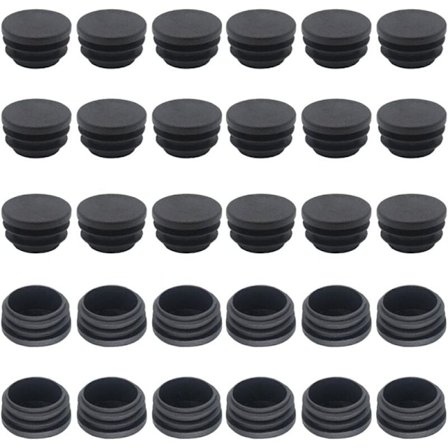 Stol Endestykker 25mm 50stk Rundt Rør Endestykker Rørbeskyttere Runde Rørbeskyttere Runde Rørbeskyttere Rund Indgang Endestykker Stolebensbeskyttere 