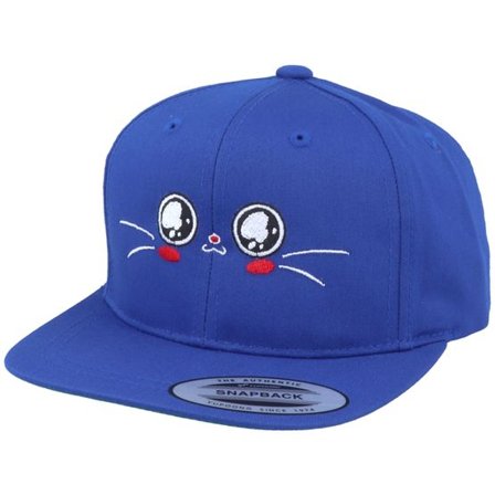 Kiddo Cap - Blå snapback Keps - Kids Cute Eyes Royal Blue Snapback @ Hatstore