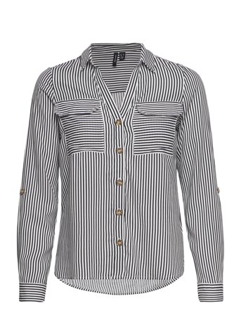 Vero Moda | Vmbumpy L/S Shirt New Wvn Ga Noos | XL