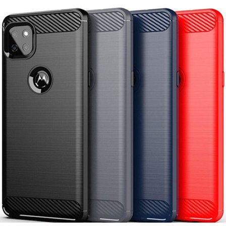 Stöttåligt Armor Carbon TPU-skal Moto G9 Power