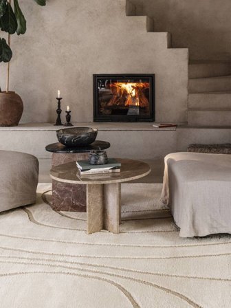 Bahia Branco Creme/Bege Oeko-Tex Tapete