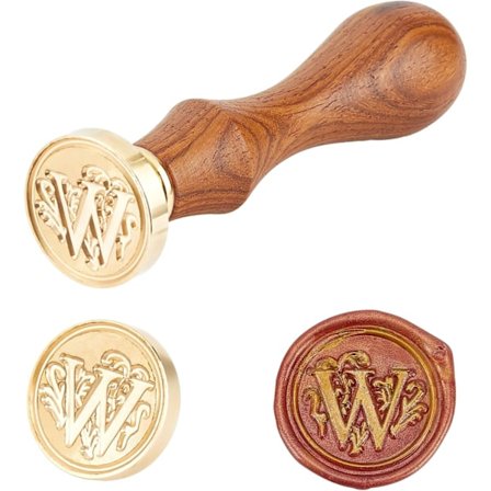 Elite 1 kpl DIY puinen vaha sinetti leima, aakkoset leikekirja messinki St