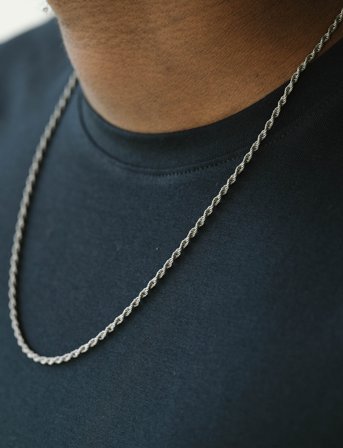 Steel & Barnett Helix Necklace - Silver - ONE SIZE 50 - 60 cm