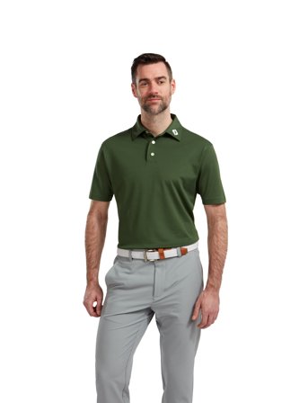 FootJoy Stretch Pique Solid - Green - S