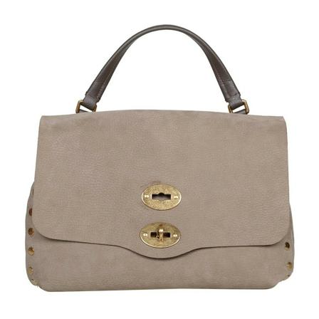 Zanellato, Handbags Grijs, Dames, Maat:ONE Size,nubuck