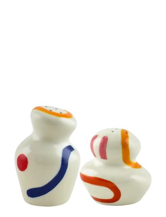 Que Rico Salt- Og Peber Sæt - Laura - Pintura Locura - Multi/patterned - 13 CM