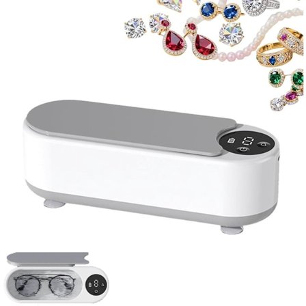 Ultraäänipesuri - Korujen puhdistuslaite - Silmälasien puhdistuslaite - Puhdistuskone - Silmälasien puhdistuslaite - Hammasproteesien puhdistuslaite -