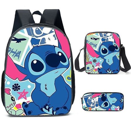 Stitch Ryggsekk Sett Skoleveske Y