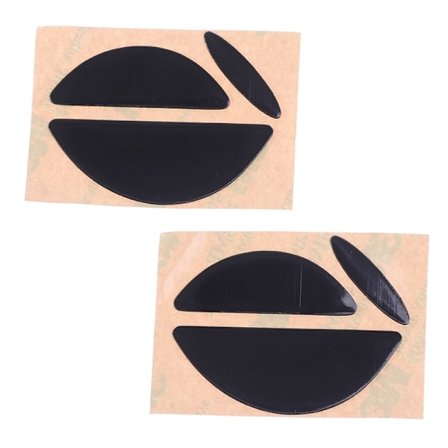 2 set nya svarta musfötter musskridskor för Logitech MX518 G400 One Size