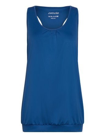 Women Sports Top Blue ZEBDIA