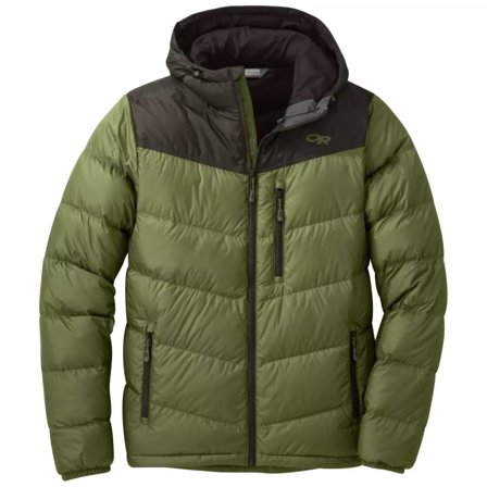 Outdoor Research Men's Transcendent Down Hoody Men warmly-lined down jackets Green XL