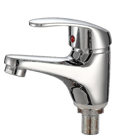 Vannkran Enkelt Hull Kald Blandebatteri Bad Håndvask Enkeltgrep Blandebatteri