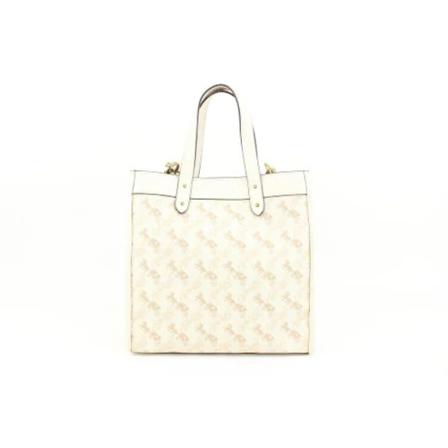 Coach Pre-owned, Pre-owned Coated canvas shoulder-bags Wit, Dames, Maat:ONE Size