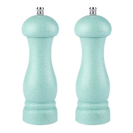 Salt- och pepparkvarn i ek av hög kvalitet, justerbar grovlek och påfyllningsbar