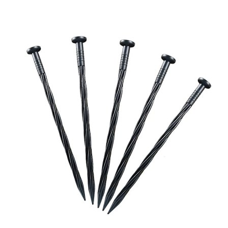 Gräskantsspik, tomatstöd, 25 stycken trädgårdsankare i plast, markspik (8 tum 25 stycken)