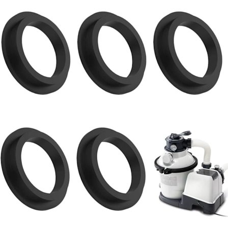 5 stk. reservetætninger til poolfilterpumpe, reservedele til sandfilterpumper, L-formede drejningsmomentkoblinger, 11412 skiver til 26323ca, 26323eh
