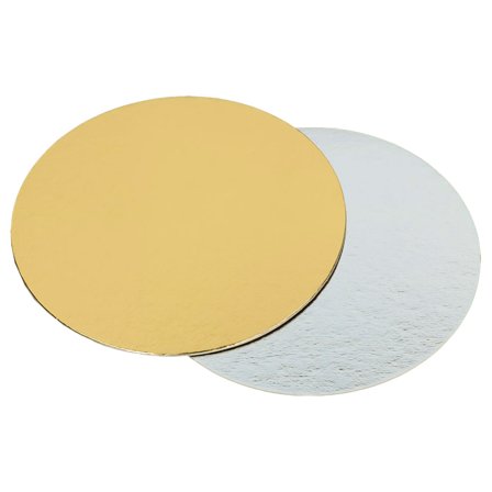 Tårtbrickor Guld & Silver 25 cm 100-pack