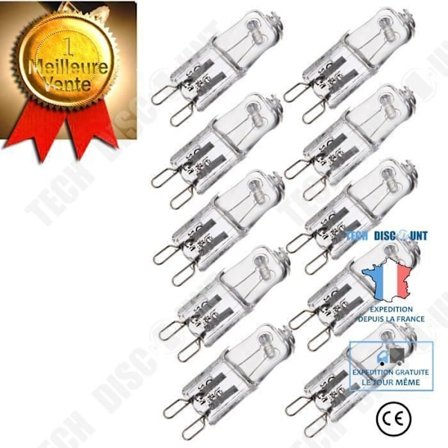 Halogenpære - TD - G9 - 40W - Varm Hvid - 10 stk - 220V 230V