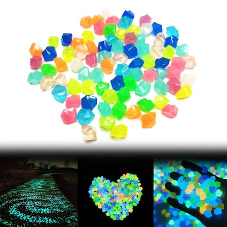 150 st Självlysande Stenar - Glow in the Dark Dekoration