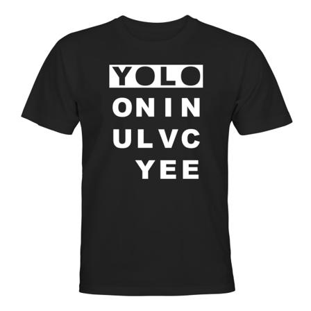 YOLO - T-PAITA - MIESTEN Svart - S