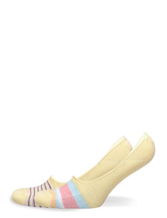Levis Unisex Micro Stripe Low Rise 2P Lingerie Socks Footies/Ankle Socks Multi/mønstret Levi ́s