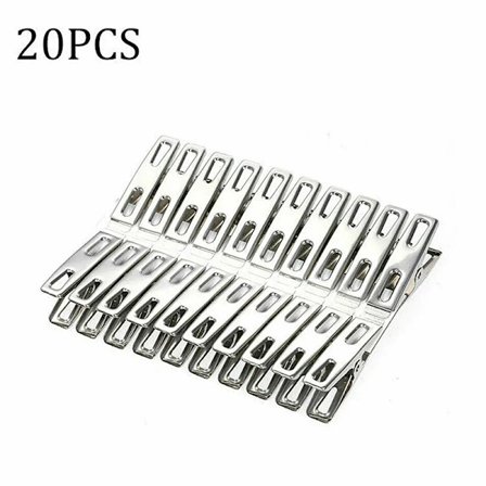 10/20 stk rustfrie klesklyper klesklyper tetningsklyper