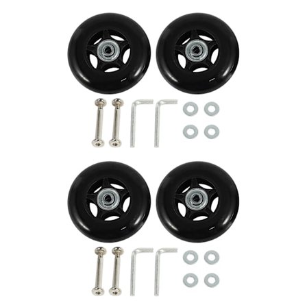 4 set matkalaukun vaihtopyörät, halkaisija 80 mm