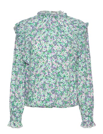 Ruth Blouse Green Noella