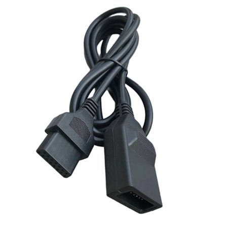 Gamepad udskiftning forlænget ledning 5.9ft forlængerkabel til GEO Game Controllers 15Pin forlængerledning sort