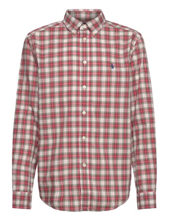 Ralph Lauren Kids | Plaid Cotton Poplin Shirt | 138-149