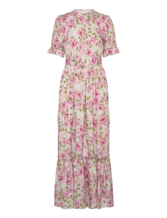 Sophie Maxi Dress Pink Love Lolina