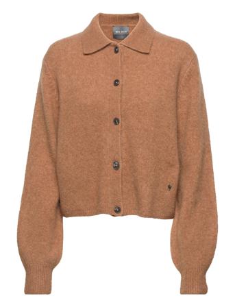 Mizana Knit Cardigan Strikkegenser Cardigan Brun MOS MOSH