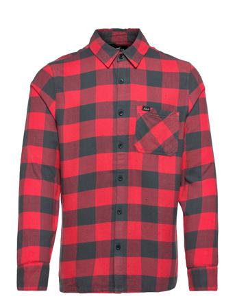 Hco. Guys Wovens Red Hollister