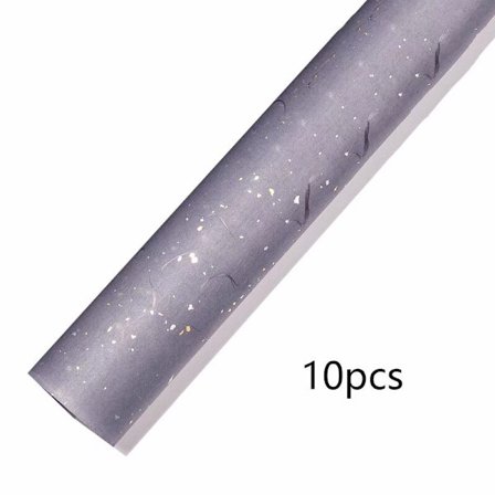 Skinnende blomsterpapir yunlong vandtæt fortykkelse drømmende guld og sølv prikker koreansk gavepapir hvidt papir