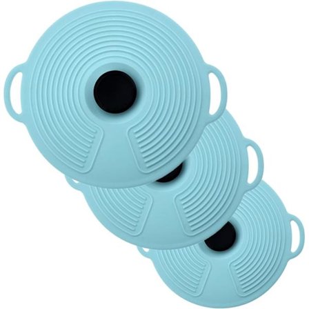 Genanvendelige silikone låg til gryder og pander, genanvendelige silikone låg til skåle og fødevarer