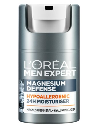 L'Oréal Paris L'oréal Men Expert Magnesium Defence Hypoallergenic 24H Moisturizer 50Ml - Nude - 50 ml
