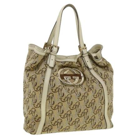 Gucci Vintage Pre-owned Canvas totes inbo, Dame Vintage Tasker, Størrelse: ONE Size